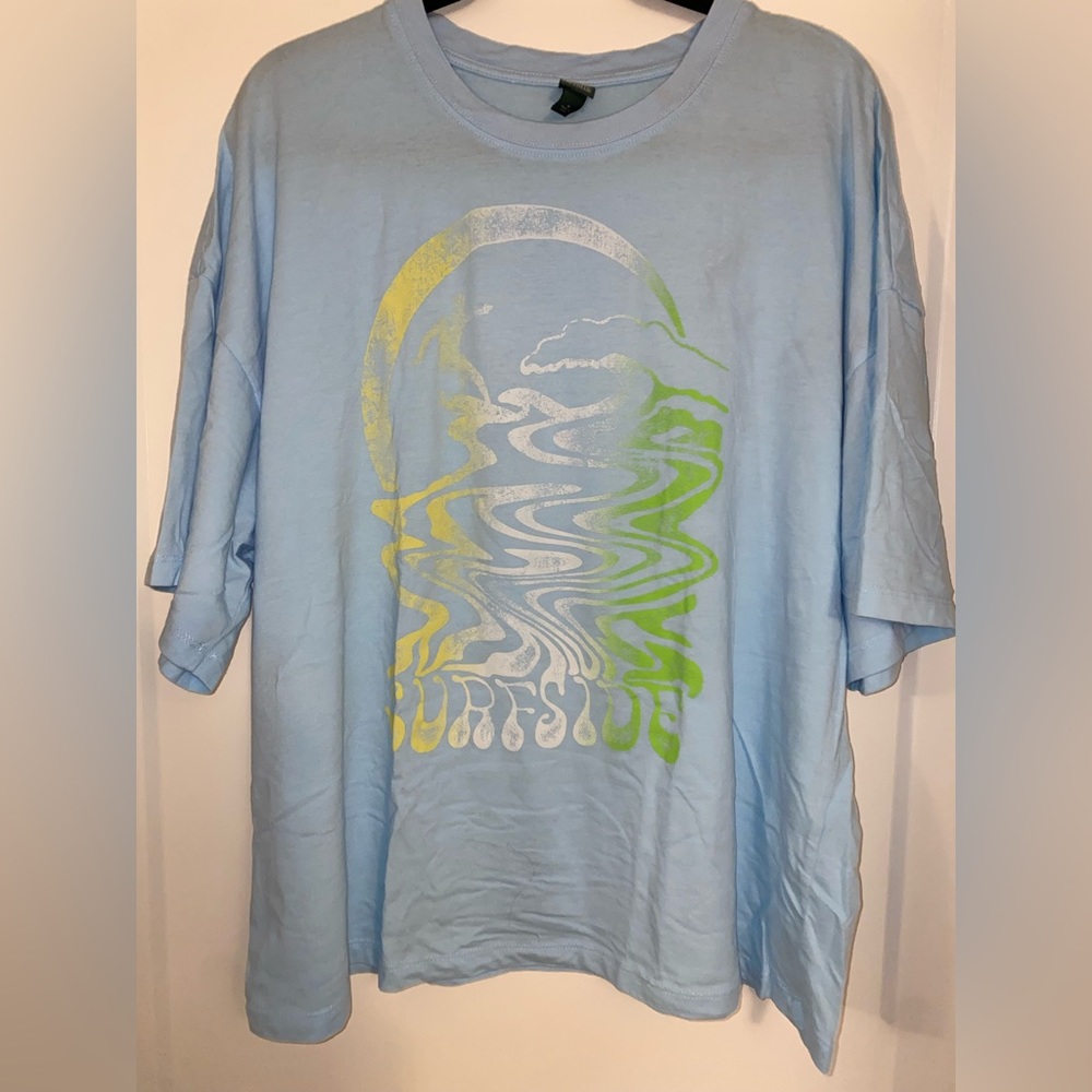 wild fable Sky Blue Short Sleeve Tee